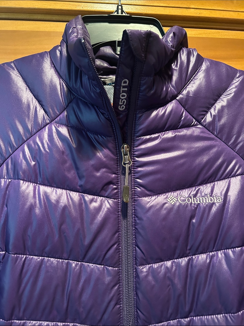 Columbia Women’s Omniheat Purple Puffer Jacket - 650TD Insulation
